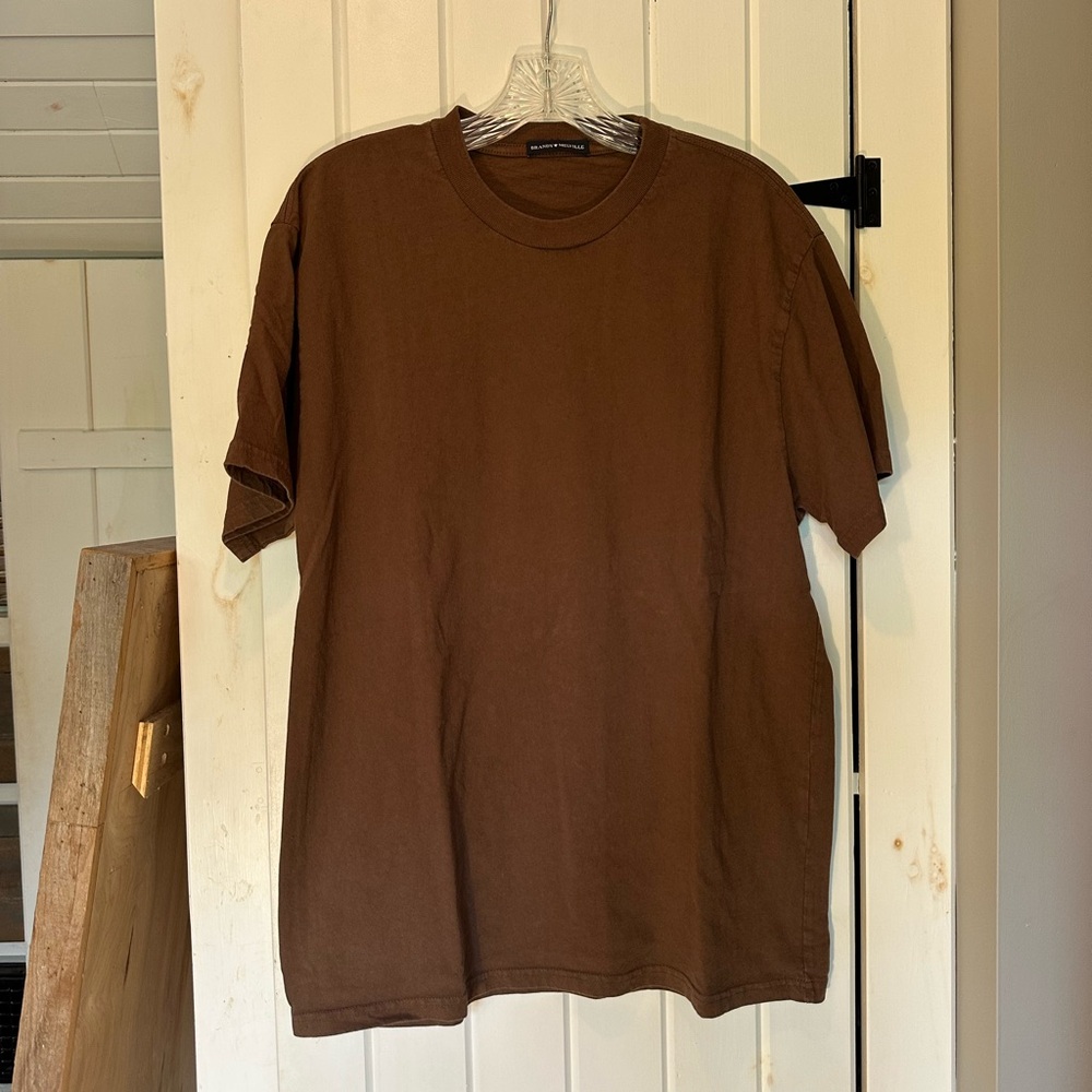 Brandy Melville brown oversized T shirt